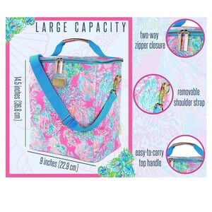 Lilly Pulitzer “Seaing Things” Insulated Wine Carrier